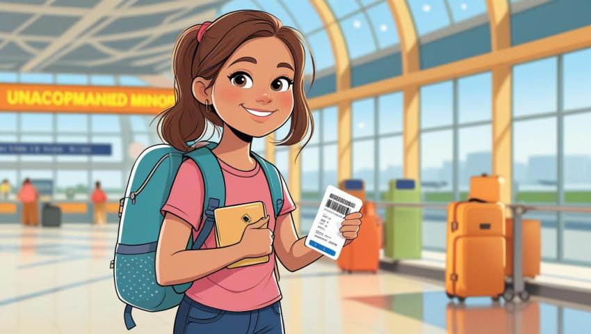 What is the minimum age to fly alone?