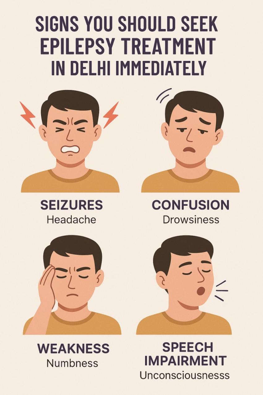 Signs You Should Seek Epilepsy Treatment in Delhi Immediately