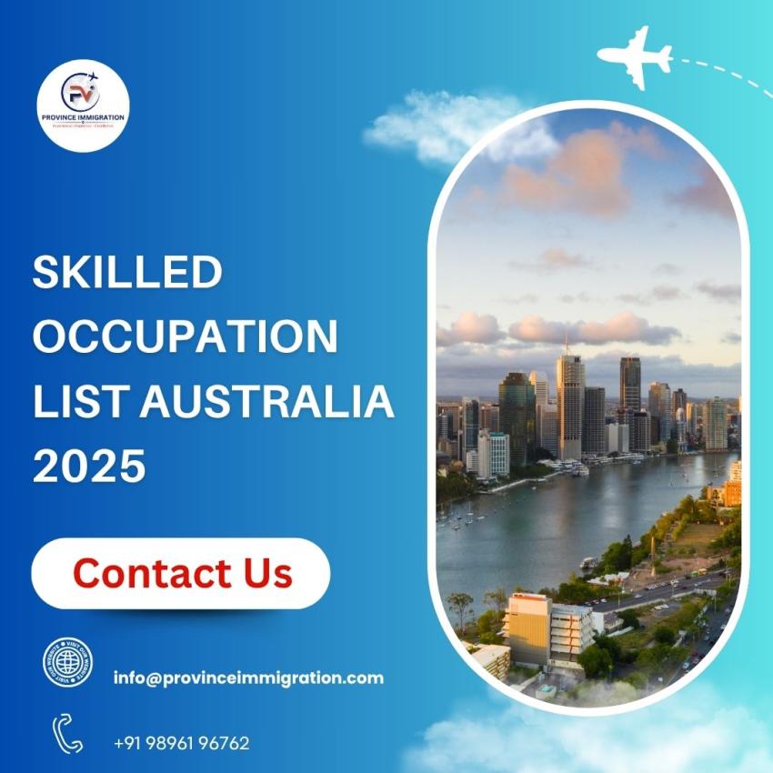 Skilled Occupation List Australia 2025