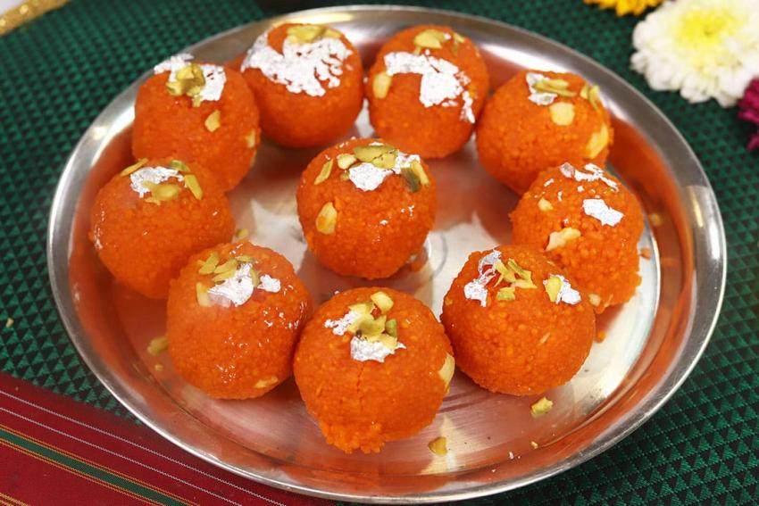 The Sweet That Feels Like a Celebration – Tharu Sweets Motichoor Laddoo