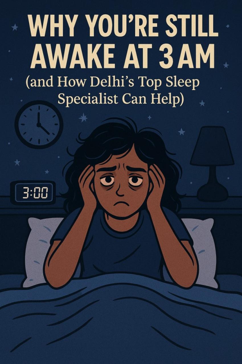 Why You’re Still Awake at 3 AM (and How Delhi’s Top Sleep Specialist Can Help)