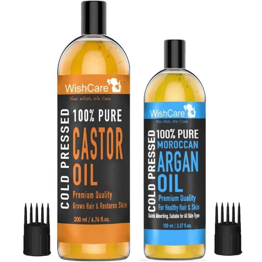 Say Hello to Silky Hair & Dewy Skin with Wishcare Argan & Castor Oils