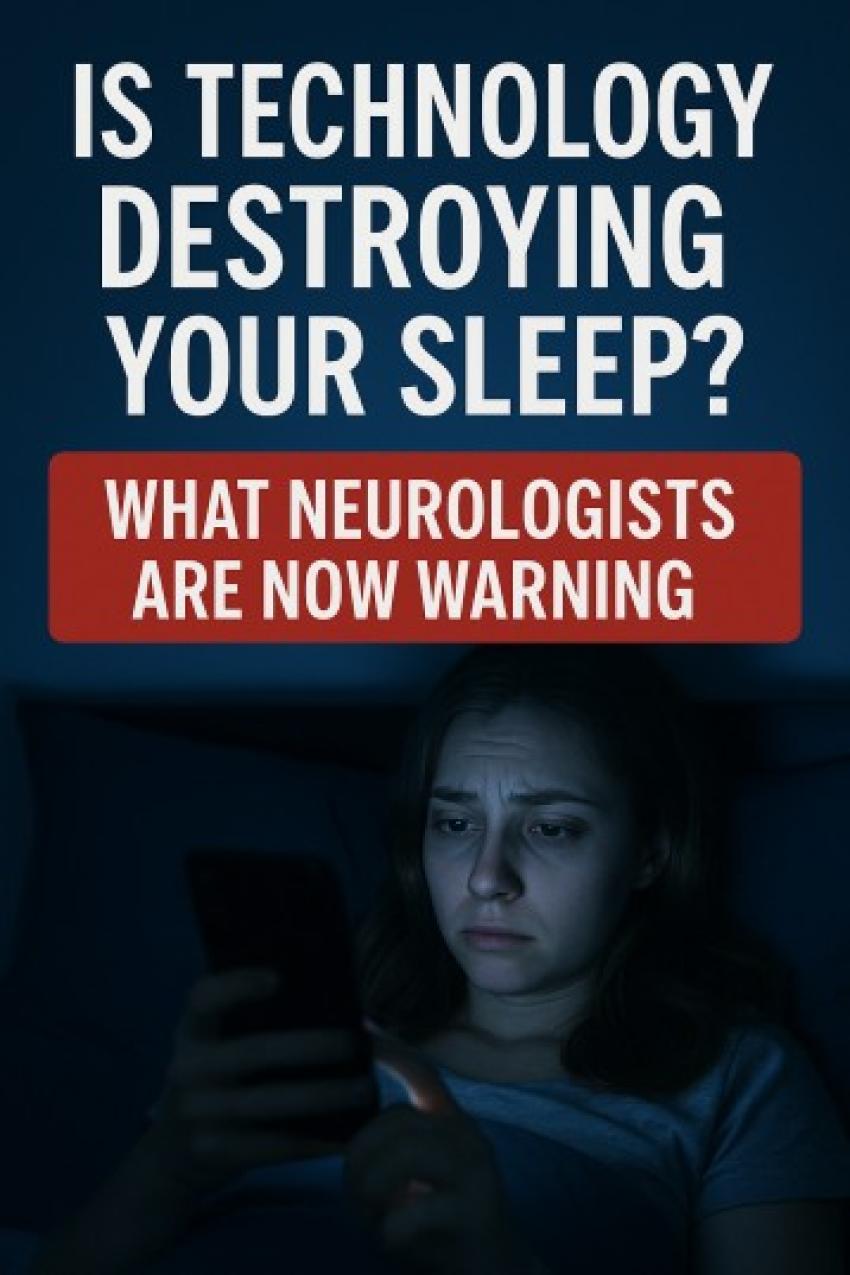 Is Technology Destroying Your Sleep? What Neurologists Are Now Warning