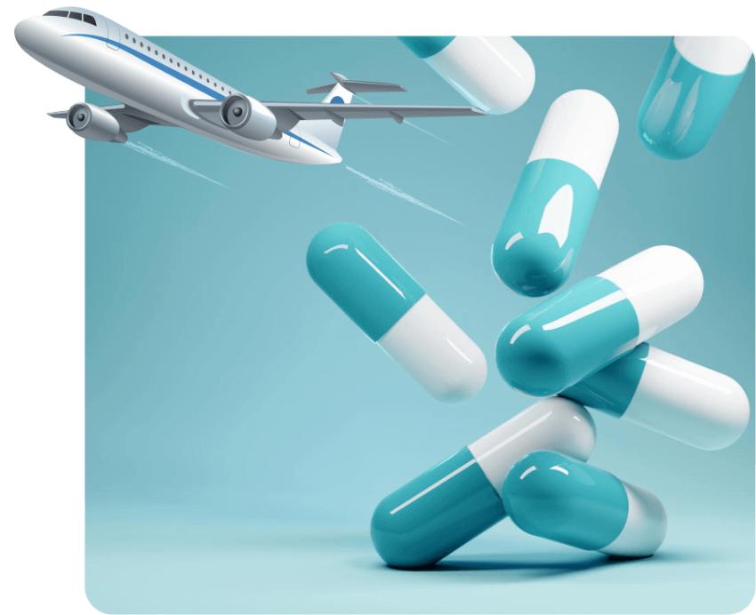 Send Medicines from India to UK - International Shipping
