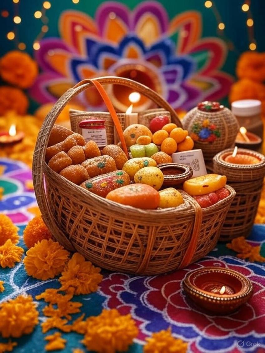 Make Your Own Diwali Gift Hamper Basket - A Complete Guide