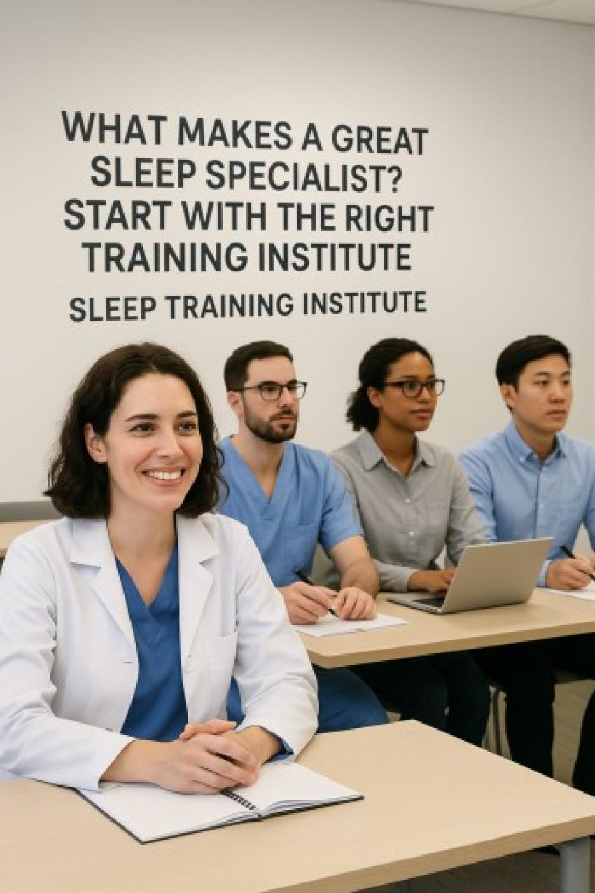 What Makes a Great Sleep Specialist? Start with the Right Training Institute