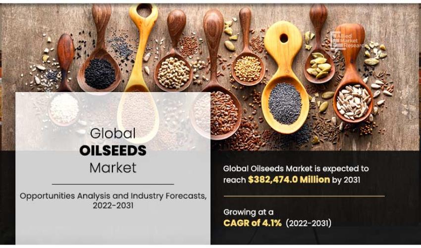 Oilseeds Market Supported by a CAGR of 4.1% by 2031