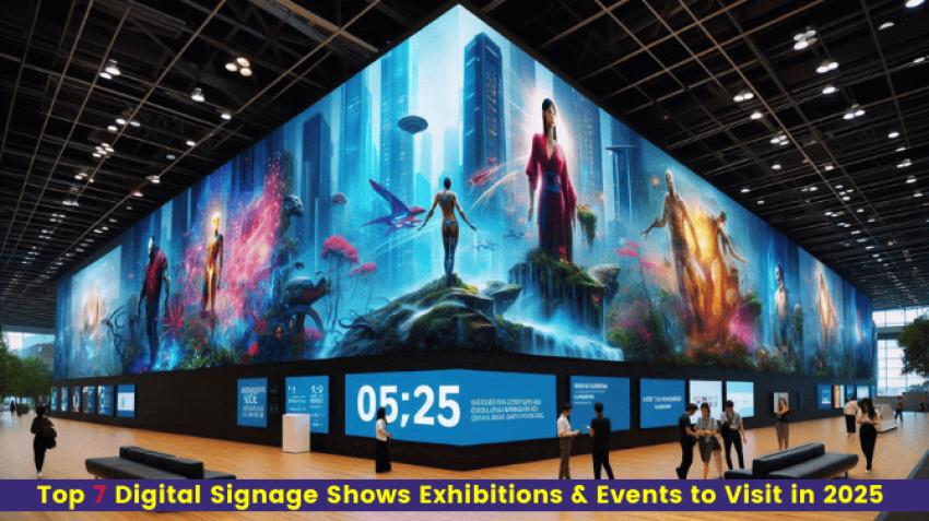 Top 7 Digital Signage Shows Exhibitions & Events to Visit in 2025