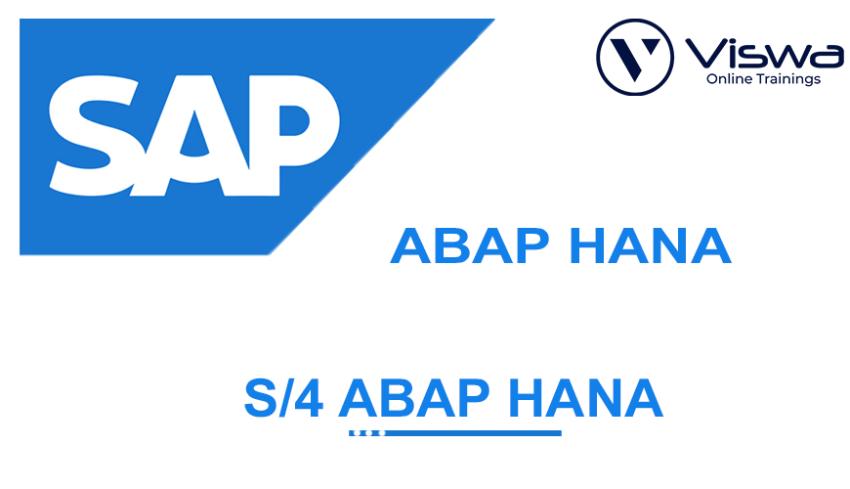 Best SAP ABAP On Hana / S/4 ABAP HanaOnline Training Institute in Hyderabad