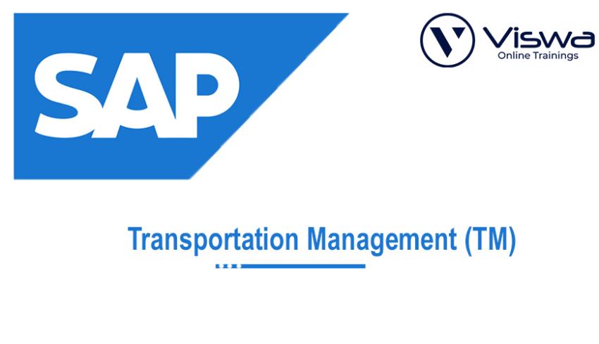 SAP TM (Transportation Management) Online Training Institute Certification From India