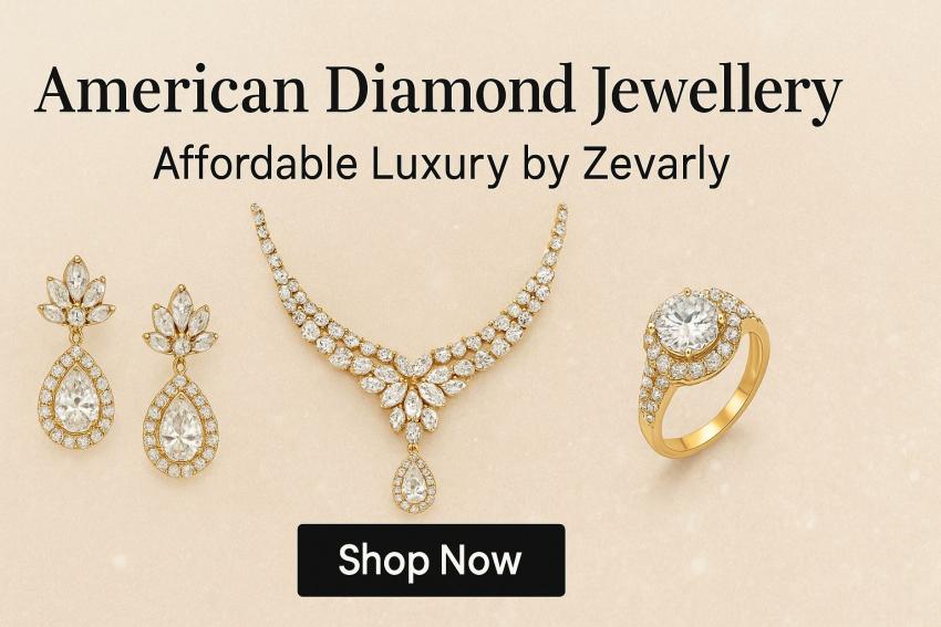 American Diamond Jewellery – Affordable Luxury by Zevarly