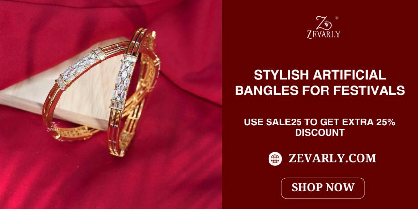 Stylish Artificial Bangles for Festivals at - Zevarly Fashion