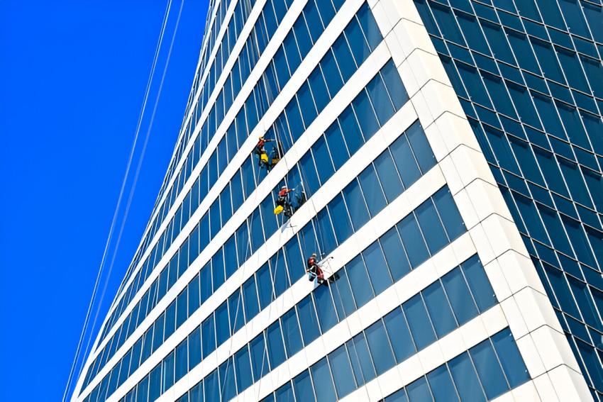 How Commercial Window Cleaners Prevent Water Spots in Hard-Water Area?