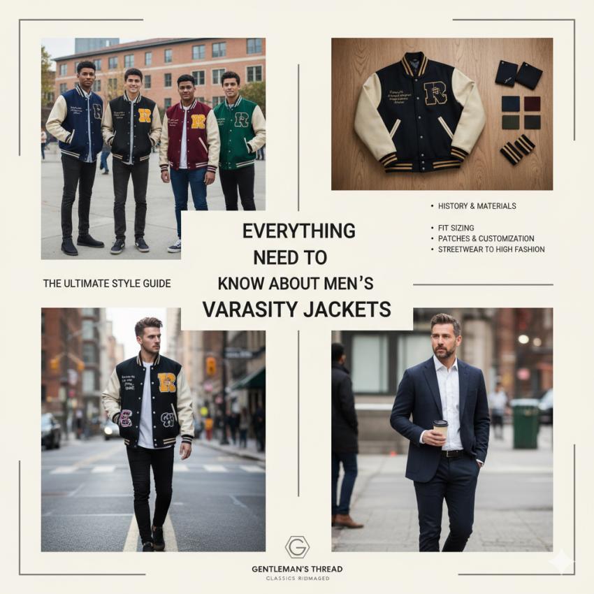 Everything You Need To Know About Men’s Varsity Jackets