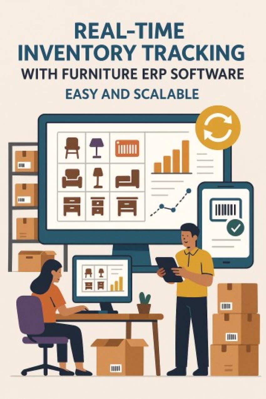 Real-Time Inventory Tracking with Furniture ERP Software: Easy and Scalable