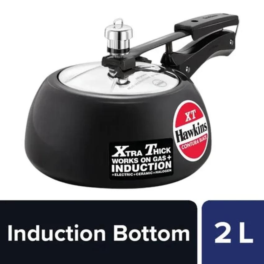 Buy Hawkins Contura CXT20 Hard Anodised Pressure Cooker with Induction Base online.