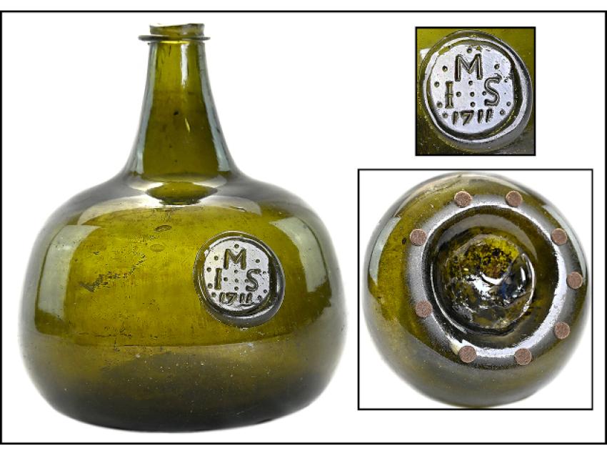 Glass Works Auctions' October 27th Online Auction featured Antique Bottles, Historical Flasks, more
