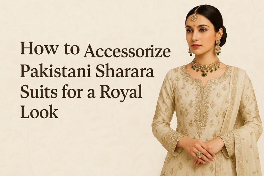 How to Accessorize Pakistani Sharara Suits for a Royal Look