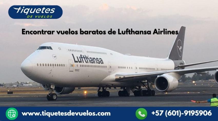Encontrar vuelos baratos de Lufthansa Airlines
