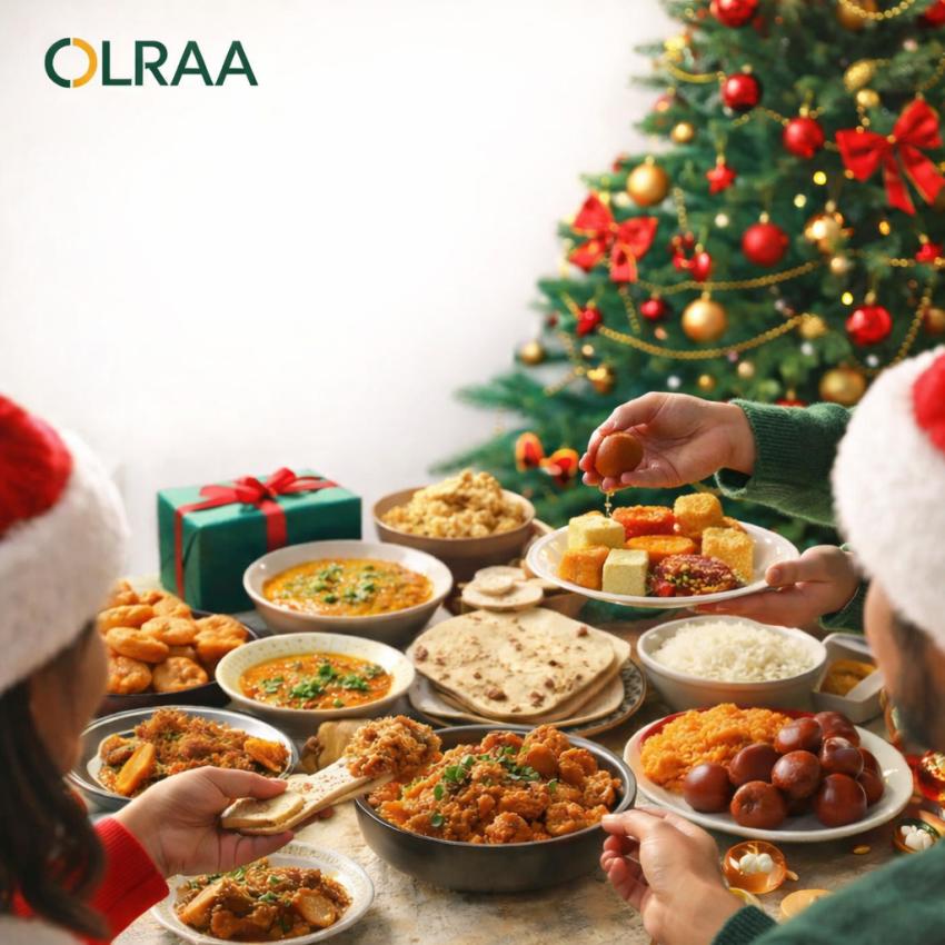 Celebrate Christmas Together with Indian Food and Sweets at OLRAA