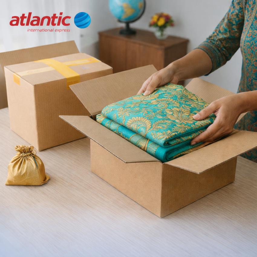 Send ethnic wear to a foreign country with the International Courier Service in Gorakhpur