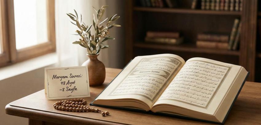 Meryem Suresi Kaç Ayet? Meryem Suresi Kaç Sayfa?