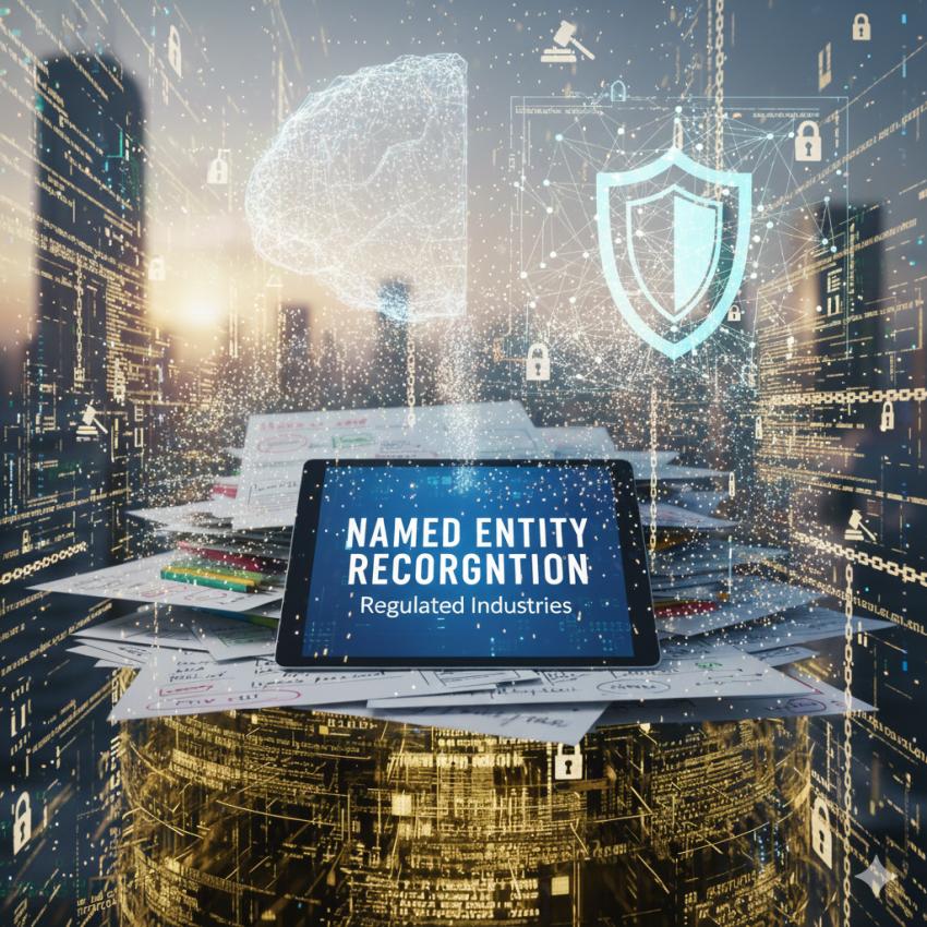 Text Annotation for Named Entity Recognition in Regulated Industries