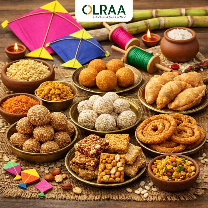 Order Makar Sankranti Special Festive Sweets & Snacks from OLRAA