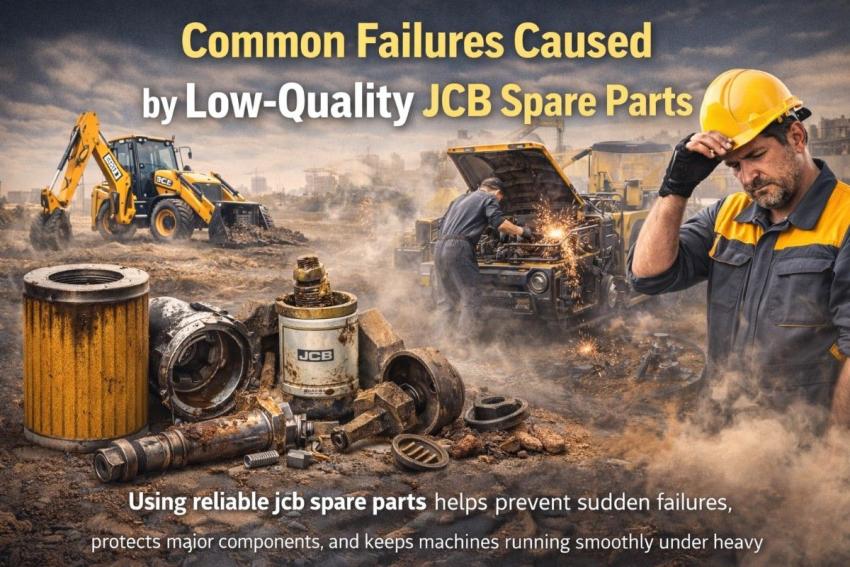 Common Failures Caused by Low-Quality JCB Spare Parts