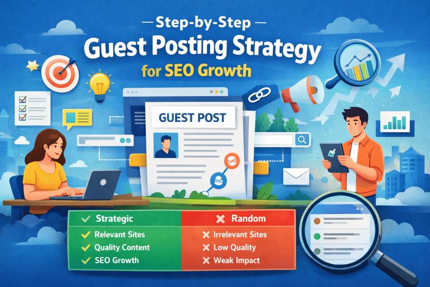 Step-by-Step Guest Posting Strategy for SEO Growth