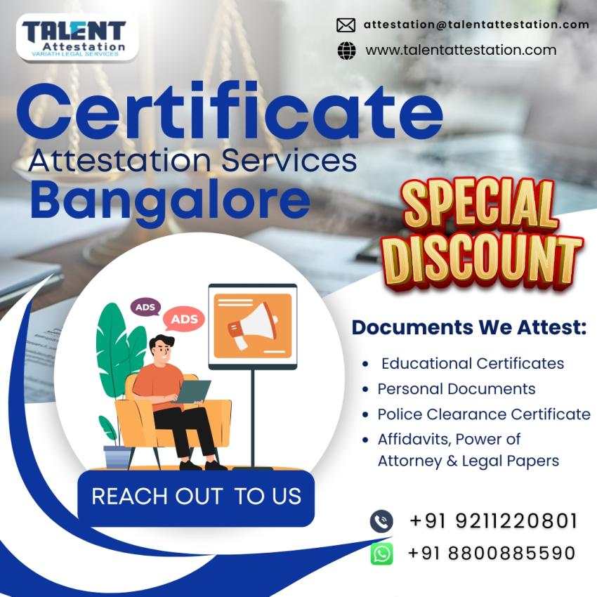 Certificate Apostille in Bangalore