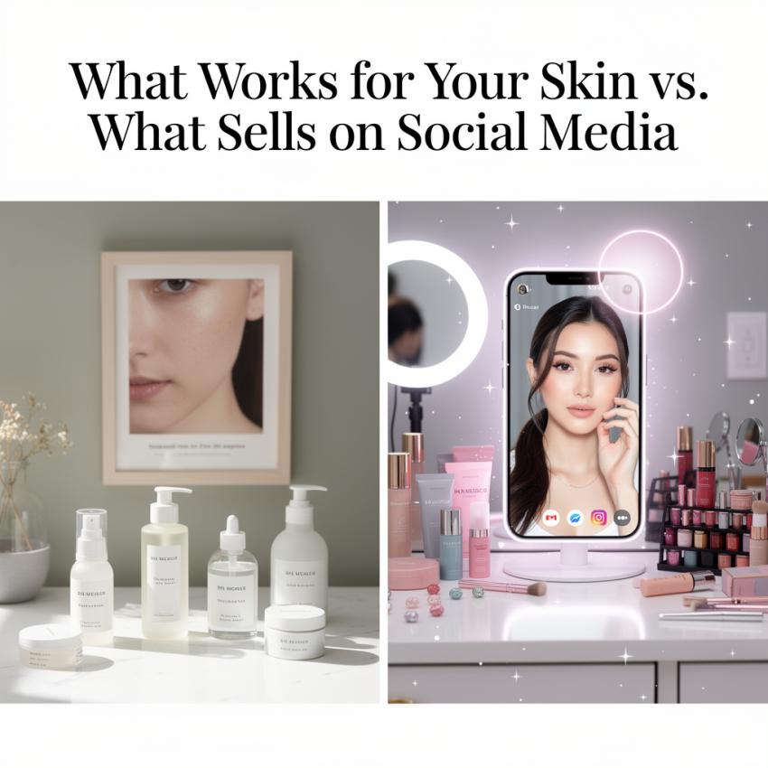 What Works for Your Skin vs. What Sells on Social Media