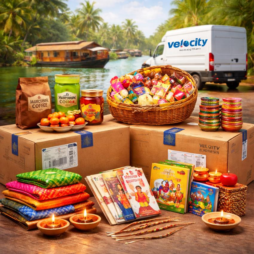 Take Alappuzha Kids Ethnic Wear Worldwide with Velocity Express