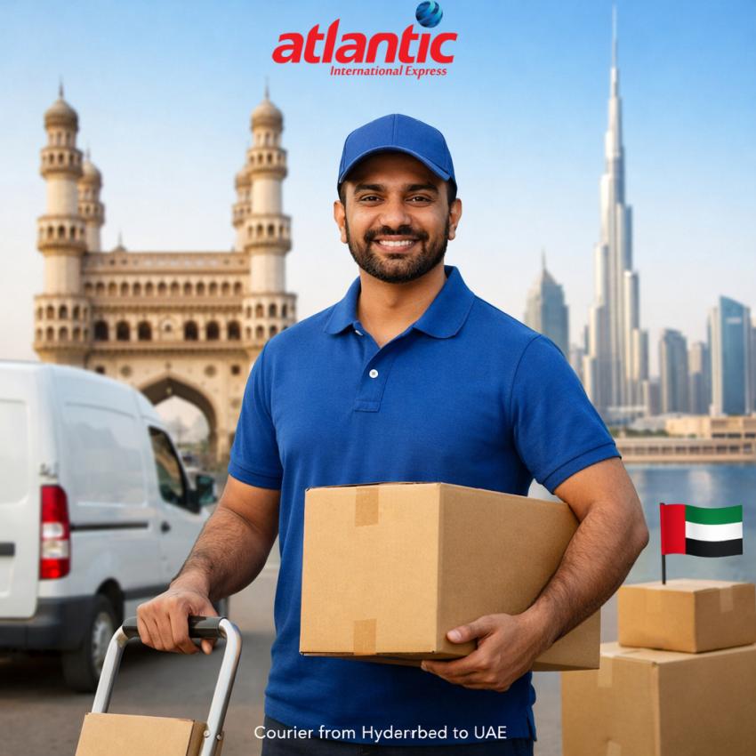 Live Tracking Visibility for Courier from Hyderabad to UAE with Atlantic Express