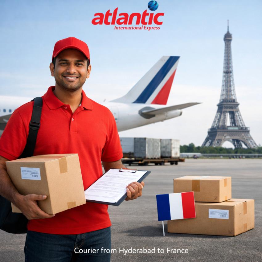Turn Distance into Delivery from Hyderabad to France with Atlantic Express