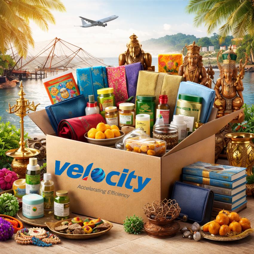 From Kochi to Worldwide Festival Decor via Velocity Express