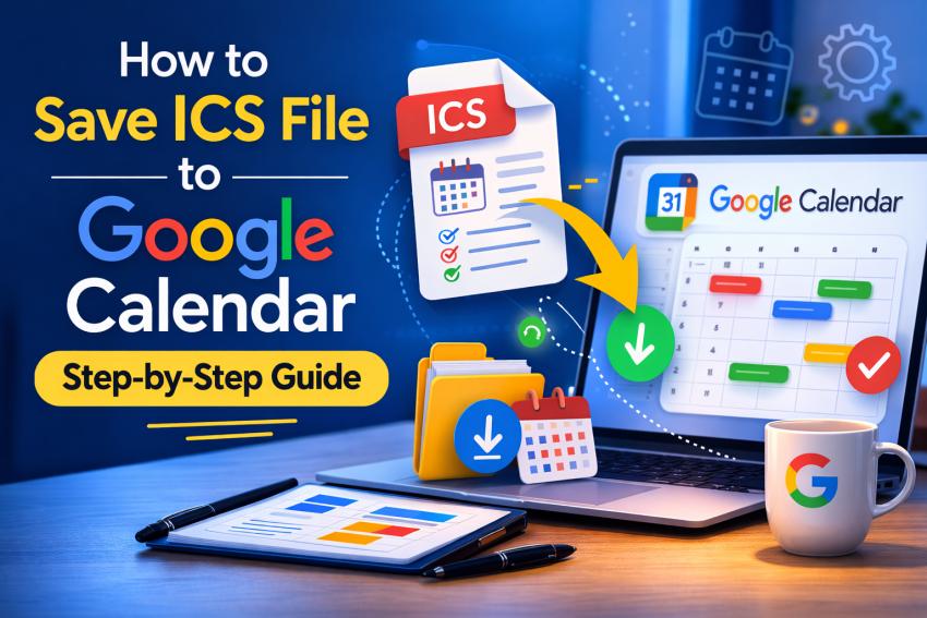 How to Save ICS File to Google Calendar? Complete Guide