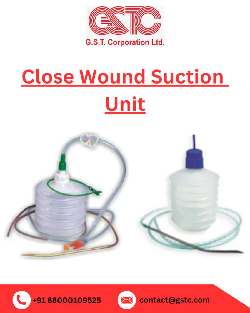 Closed Wound Suction Unit Manufactured by GSTC India