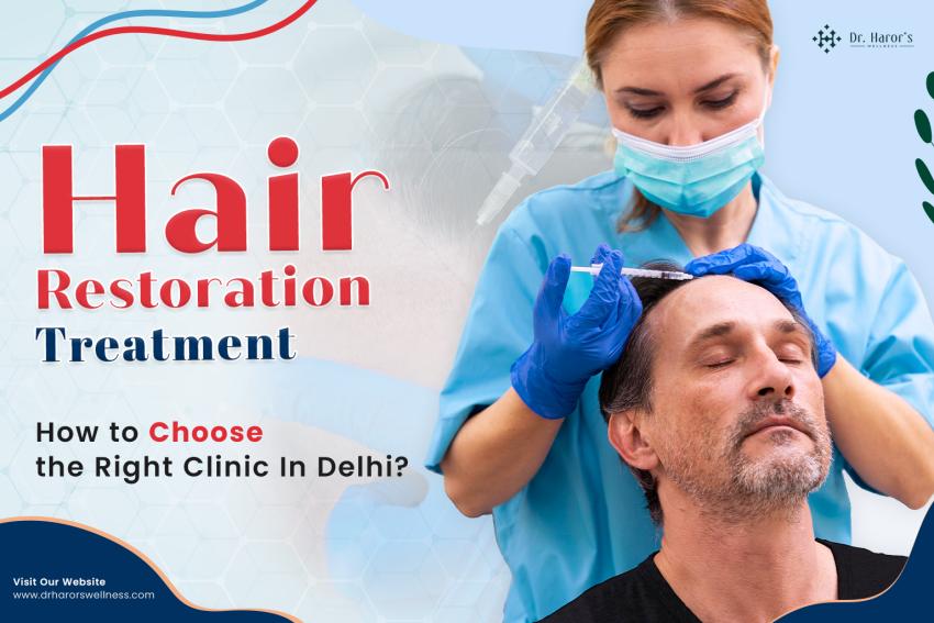 Hair Restoration Treatment: How to Choose the Right Clinic In Delhi?