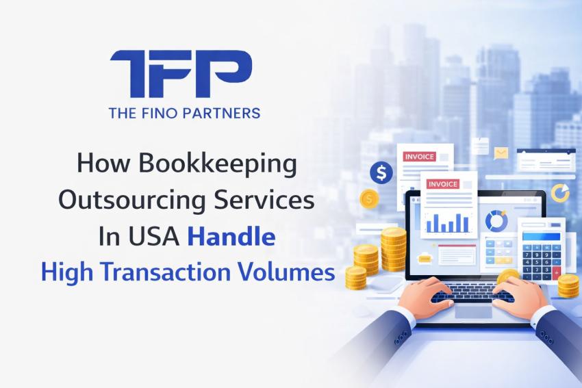 How Bookkeeping Outsourcing Services In USA Handle High Transaction Volumes