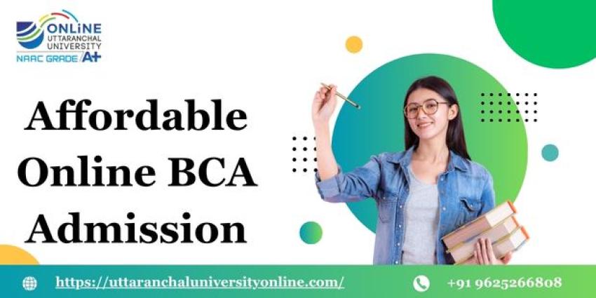 Affordable Online BCA Admission