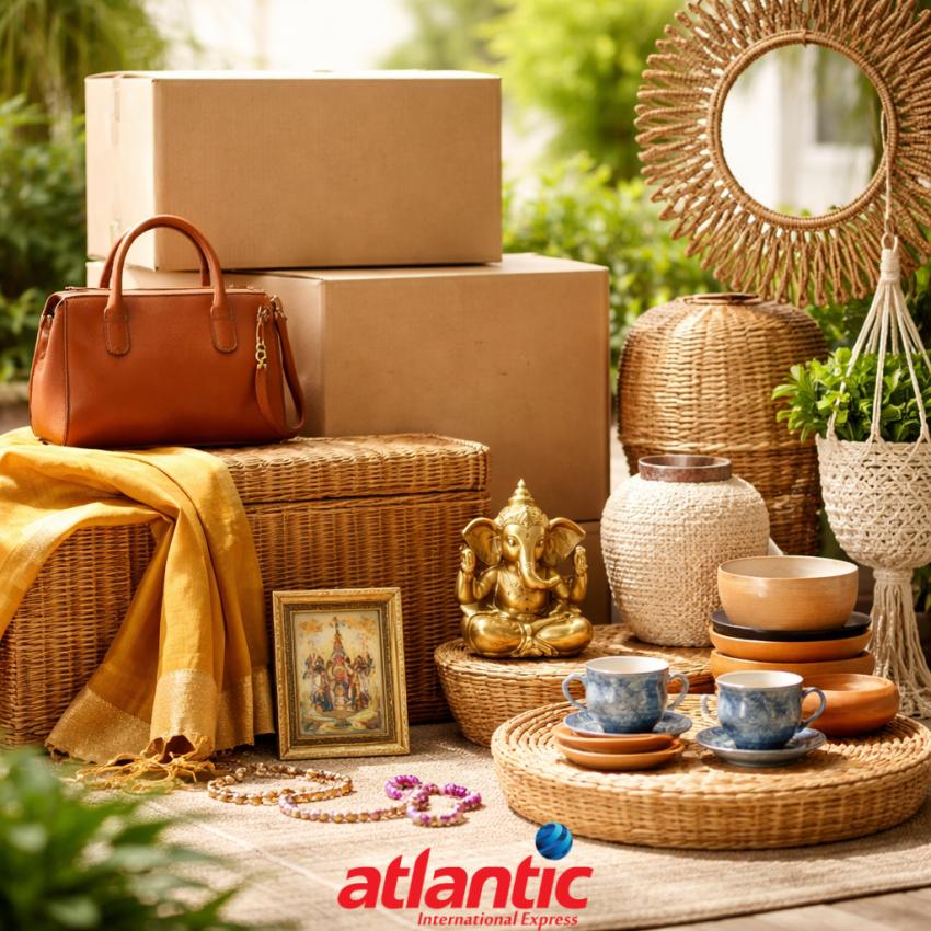 Ship Eco-Friendly Jute and Macrame Products from Gurgaon with Atlantic Express