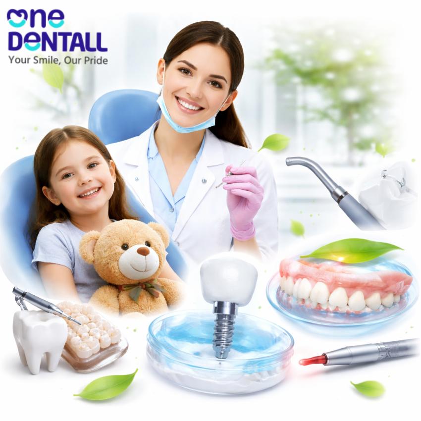 Blend perfectly with Your Teeth using Fillings at One Dentall in Belgaum