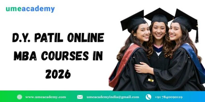 D.y. Patil Online MBA Courses in 2026