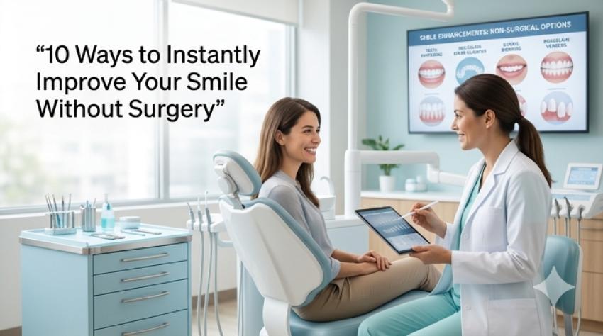 10 Ways to Instantly Improve Your Smile Without Surgery