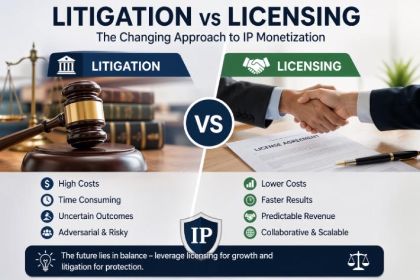Litigation vs Licensing: The Changing Approach to IP Monetisation