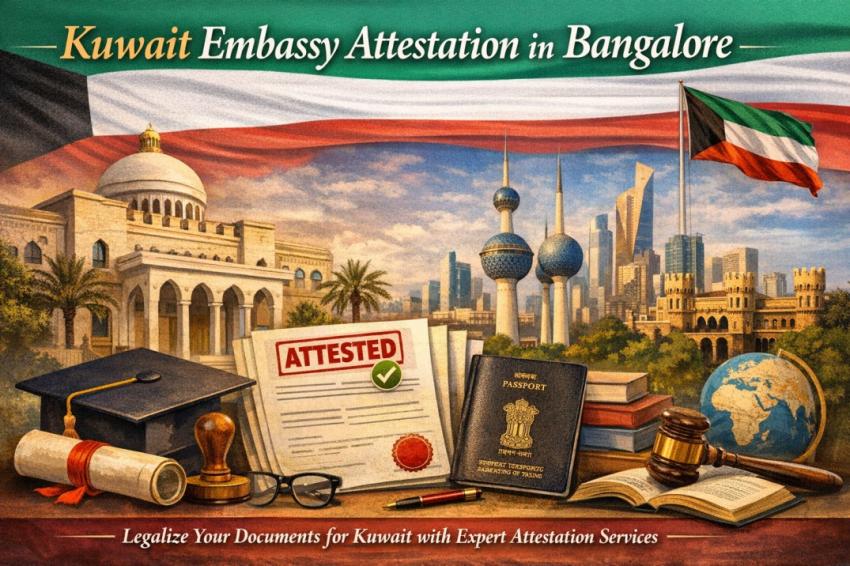 Kuwait Embassy Attestation in Bangalore