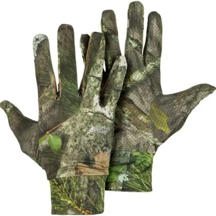 Durable Camo Pattern Gloves with Dotted Grip Technology