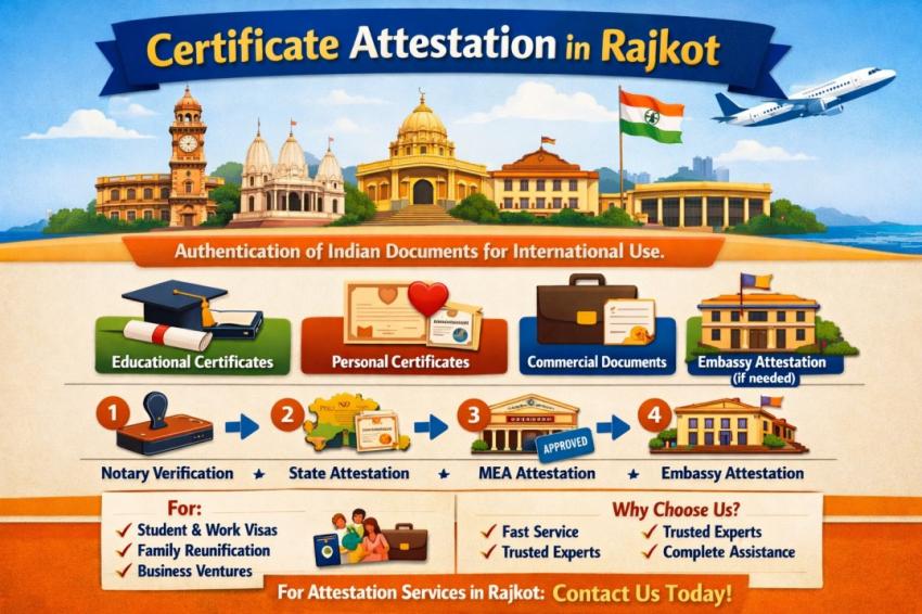 Certificate Attestation in Rajkot