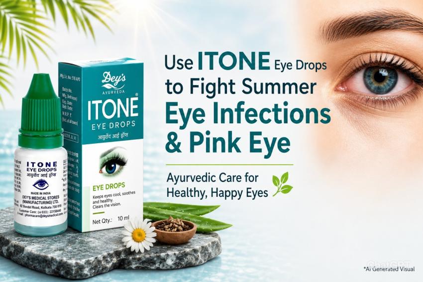 Use Itone eye drops to Fight Summer Eye Infections & Pink Eye